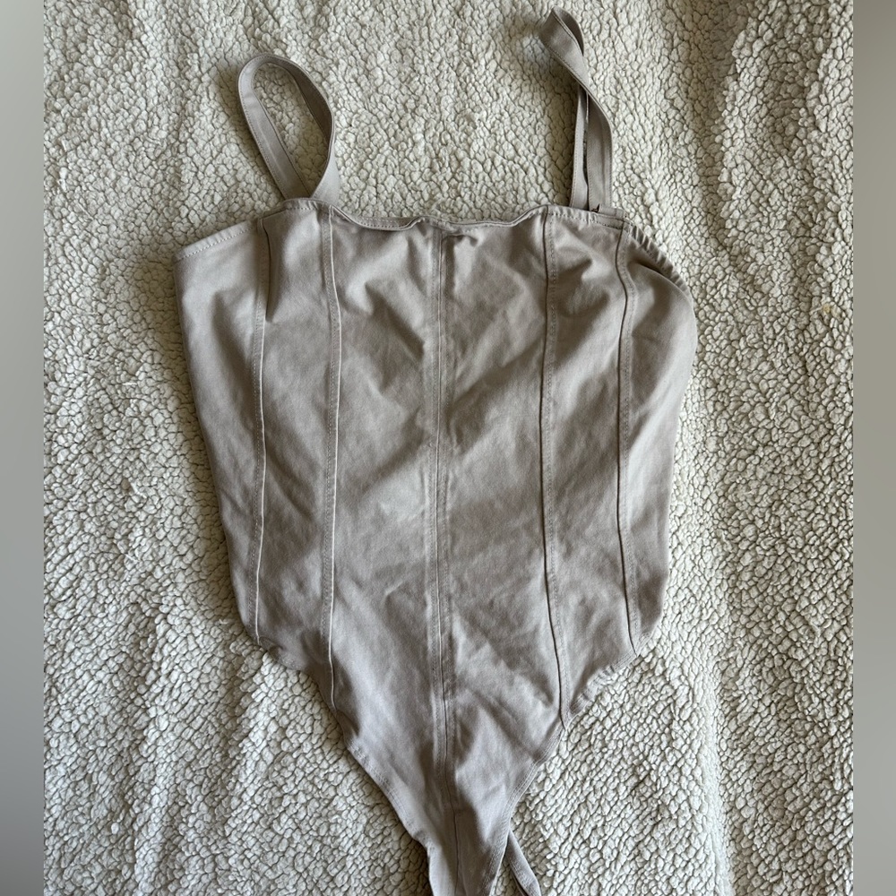 H&M tan bodysuit